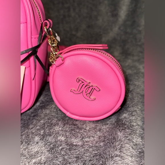 Juicy Couture Only You Pink Crossbody Bag & Coin Purse Set - Picture 3 of 16
